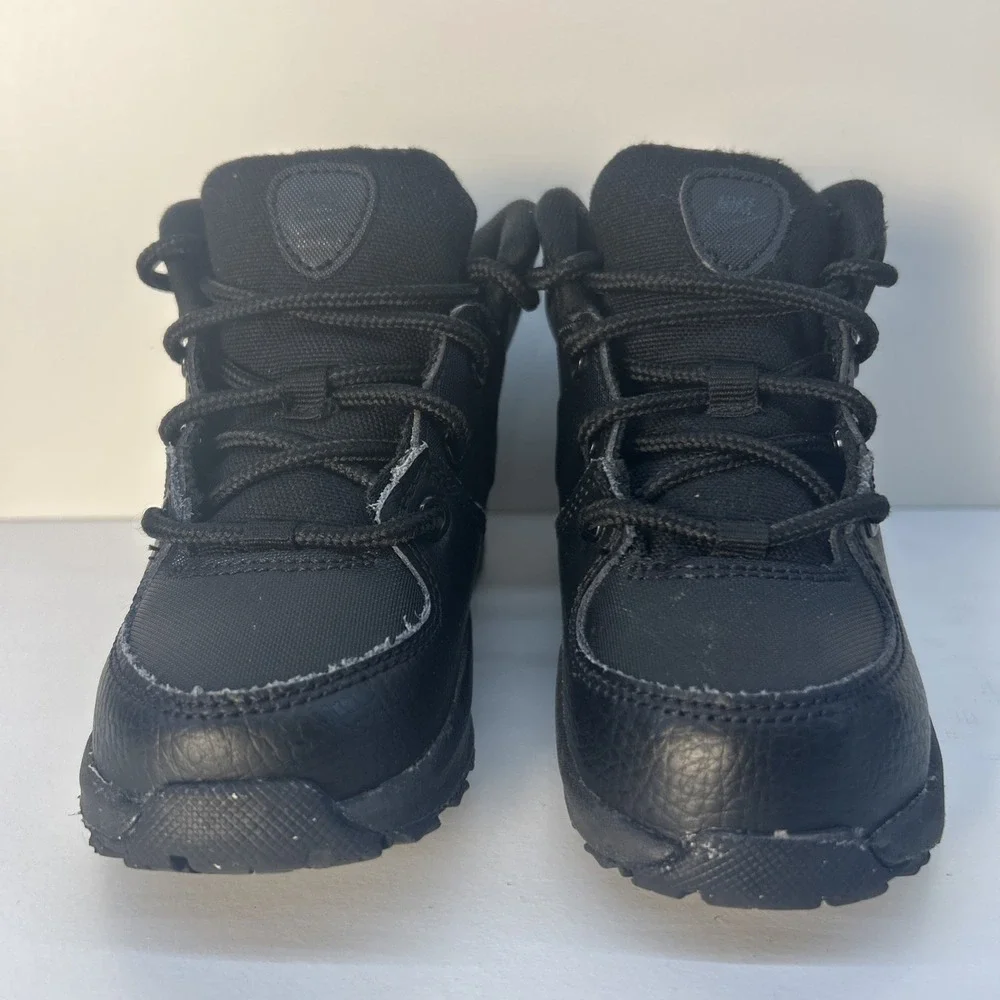 Nike‎ Manoa LTR Boots (TD) Toddler Size 7C Black Leather BQ5374-001